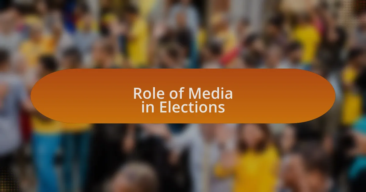 Role of Media in Elections